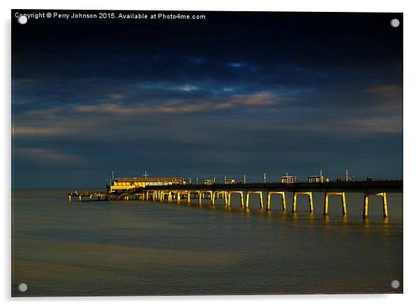  Deal Pier Acrylic by Perry Johnson
