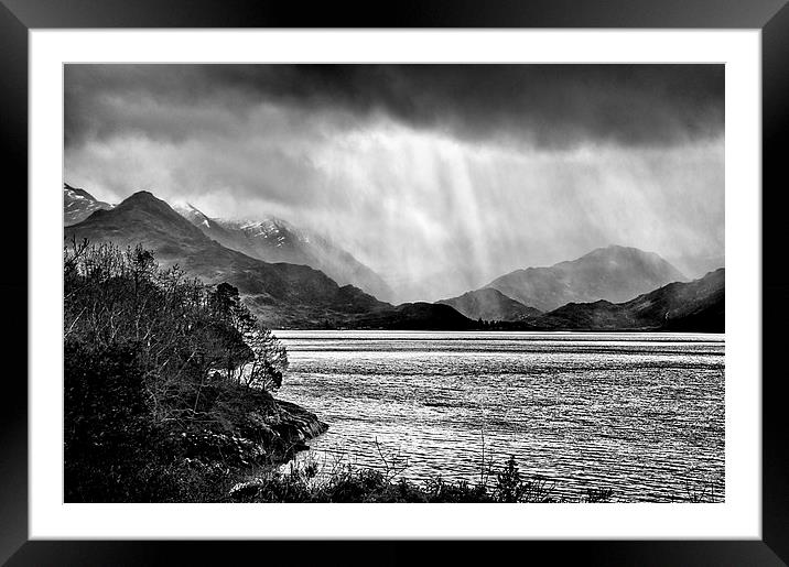  Stormy Loch Duich Framed Mounted Print by Jacqi Elmslie