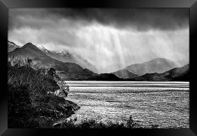  Stormy Loch Duich Framed Print by Jacqi Elmslie