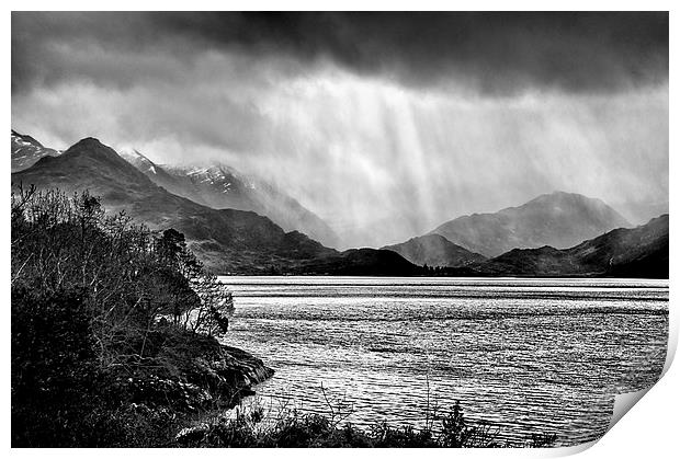  Stormy Loch Duich Print by Jacqi Elmslie