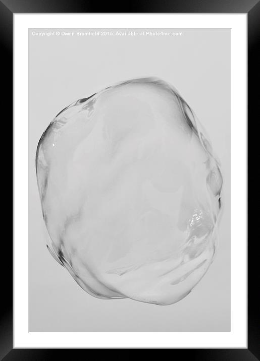  Bubble  Framed Mounted Print by Owen Bromfield