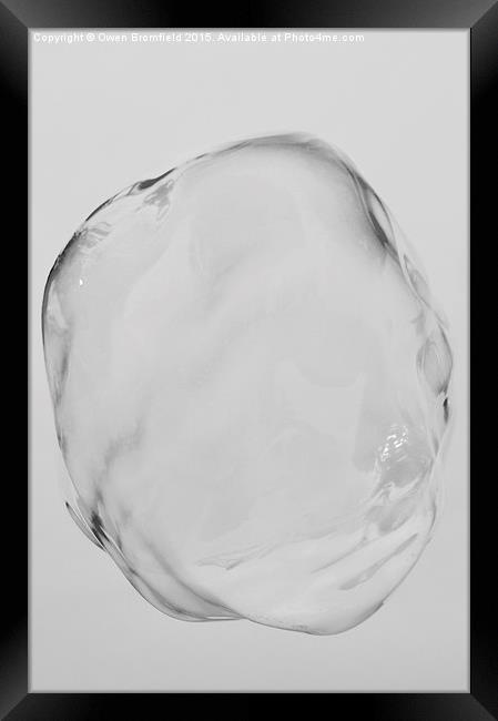  Bubble  Framed Print by Owen Bromfield