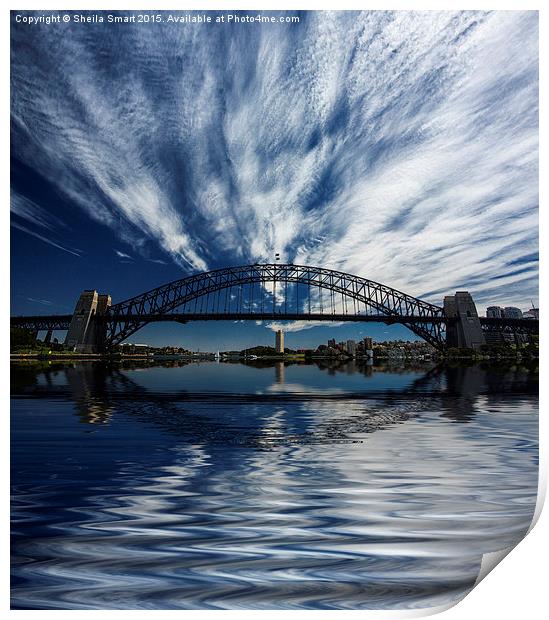  Sydney Harbour Bridge Print by Sheila Smart