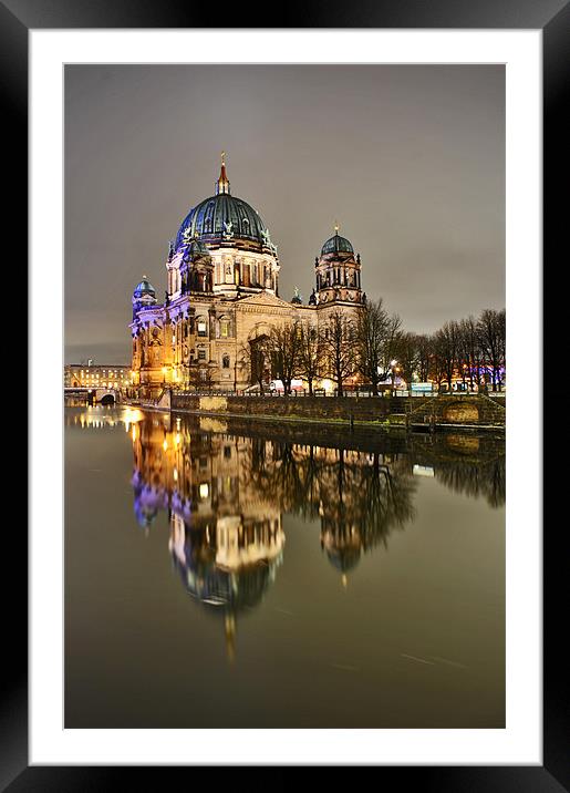 City Lights: Berlin part II Framed Mounted Print by Sebastian Wuttke