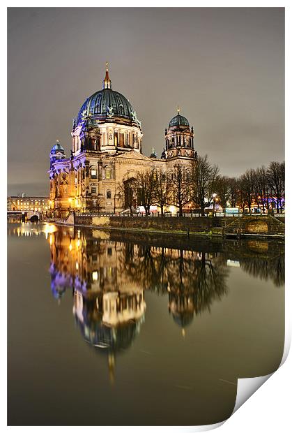 City Lights: Berlin part II Print by Sebastian Wuttke