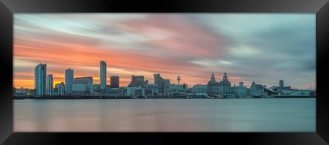  Liverpool Waterfront Framed Print by Jed Pearson