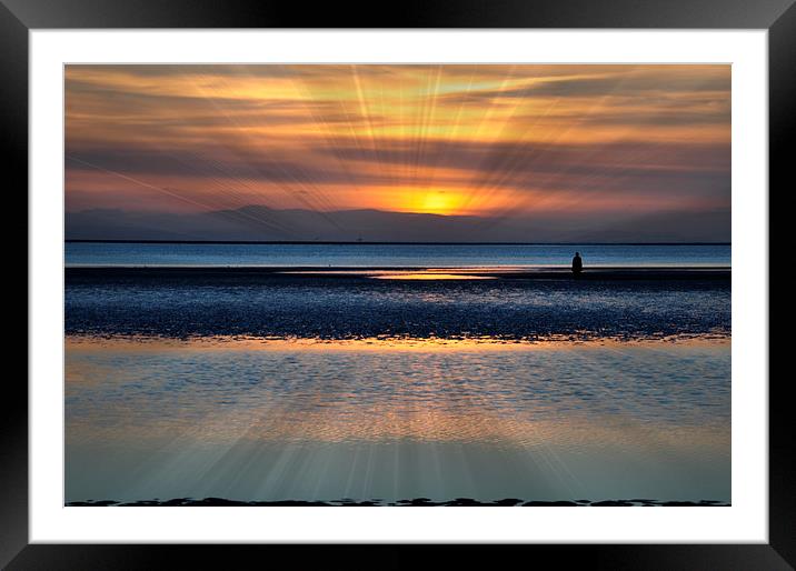 rays Framed Mounted Print by sue davies