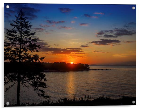 Charlos Cove Sunrise, Guysborough, Nova Scotia, Ca Acrylic by Mark Llewellyn