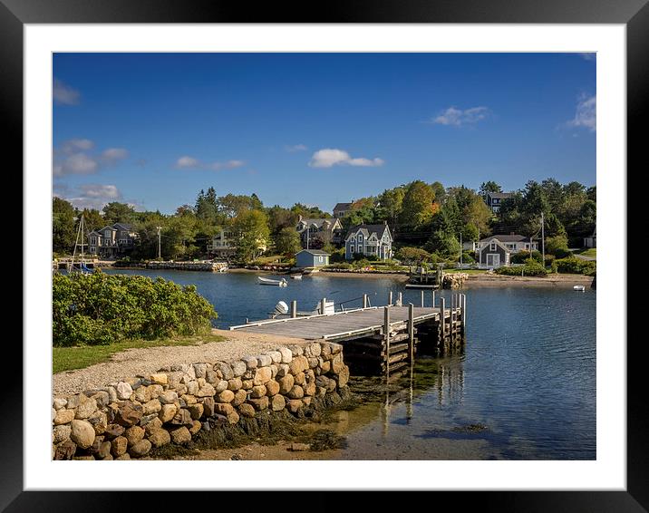 Chester Harbour, Nova Scotia, Canada Framed Mounted Print by Mark Llewellyn