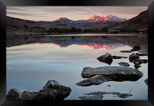  Snowdon sunrise Framed Print by Rory Trappe