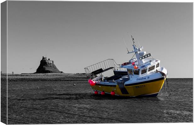  Holy Island Canvas Print by Northeast Images