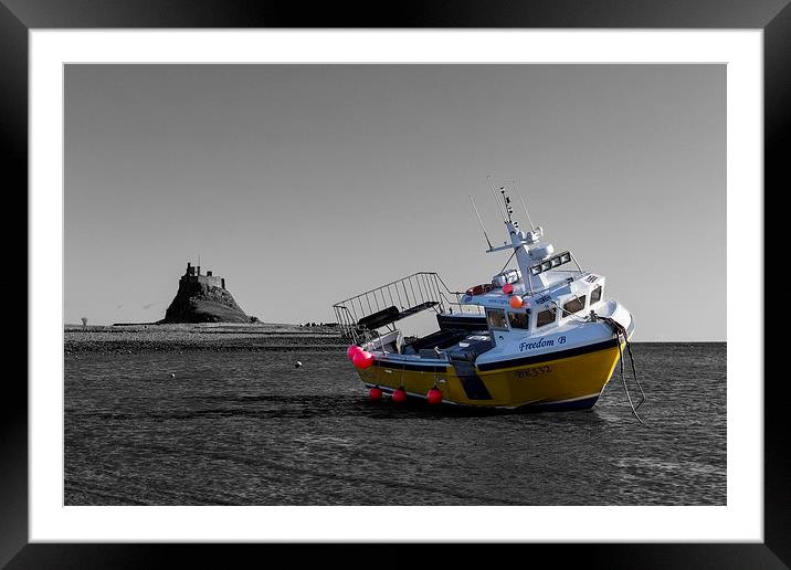  Holy Island Framed Mounted Print by Northeast Images