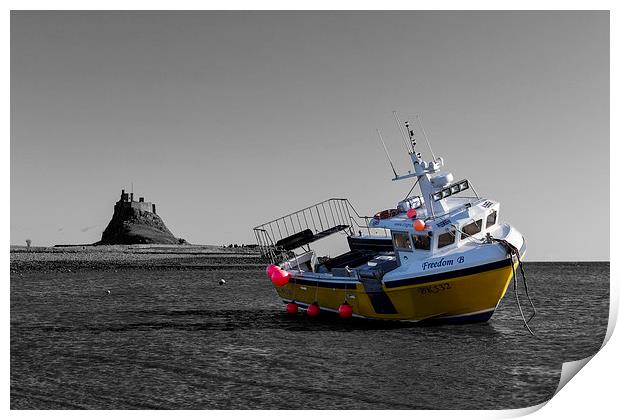  Holy Island Print by Northeast Images