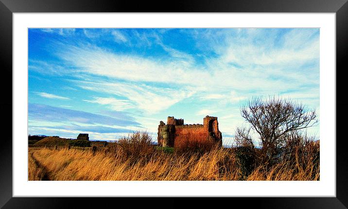  tantallon castle Framed Mounted Print by dale rys (LP)