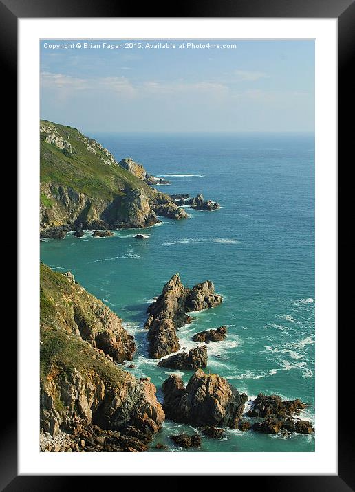  Guernsey Framed Mounted Print by Brian Fagan