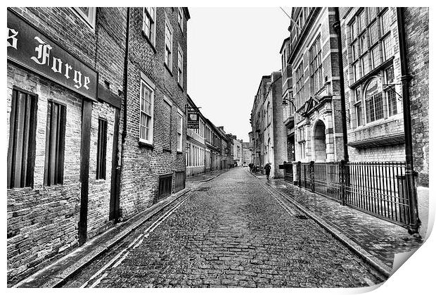 Bishop Lane Print by Sarah Couzens