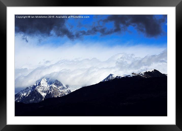 Kamnik Alps Framed Mounted Print by Ian Middleton