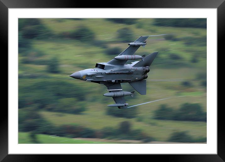  Tornado GR4 low level  Framed Mounted Print by Oxon Images