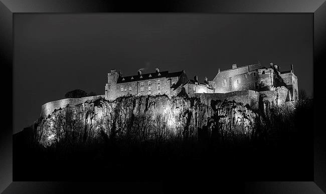  Stirling Castle At Night. Framed Print by Tommy Dickson