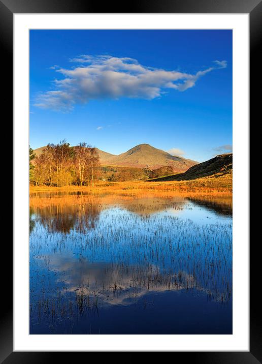 Kelly Hall Tarn Framed Mounted Print by Andrew Ray