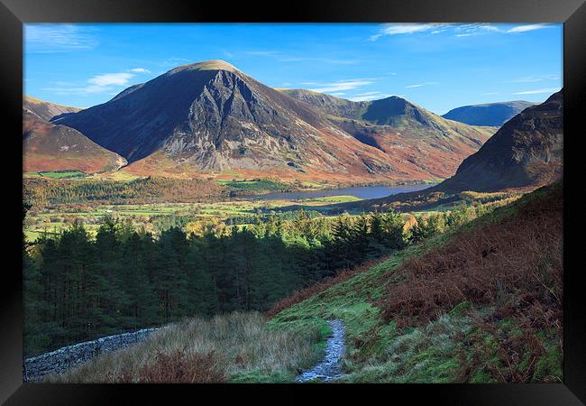 Loweswater Terrace Framed Print by Andrew Ray