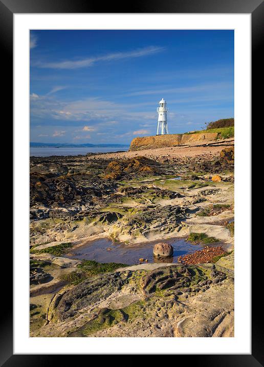 Black Nore Lighthouse Framed Mounted Print by Andrew Ray