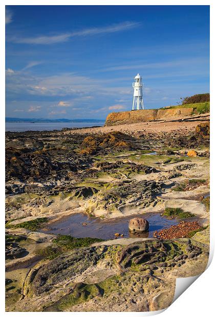 Black Nore Lighthouse Print by Andrew Ray