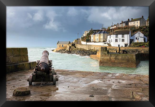 Approaching Storm (Porthleven) Framed Print by Andrew Ray