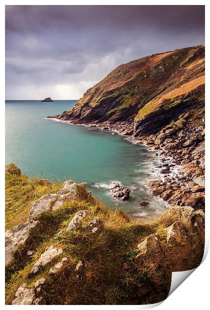 The Jacka (Portloe) Print by Andrew Ray