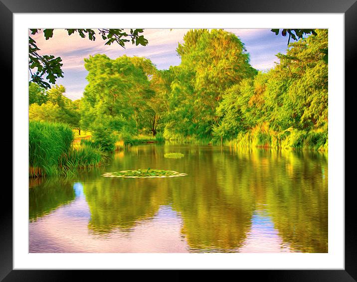  Some Where In Surrey Framed Mounted Print by Clive Eariss