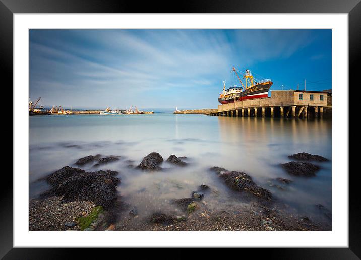 Newlyn View Framed Mounted Print by Andrew Ray