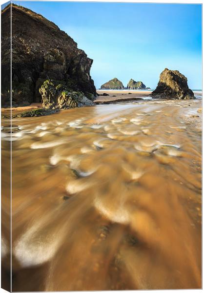 River at Holywell Canvas Print by Andrew Ray