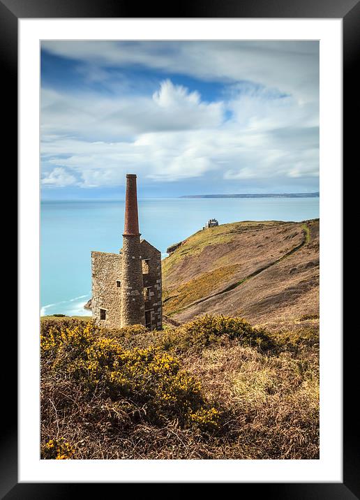 Rinsey Engine House Framed Mounted Print by Andrew Ray