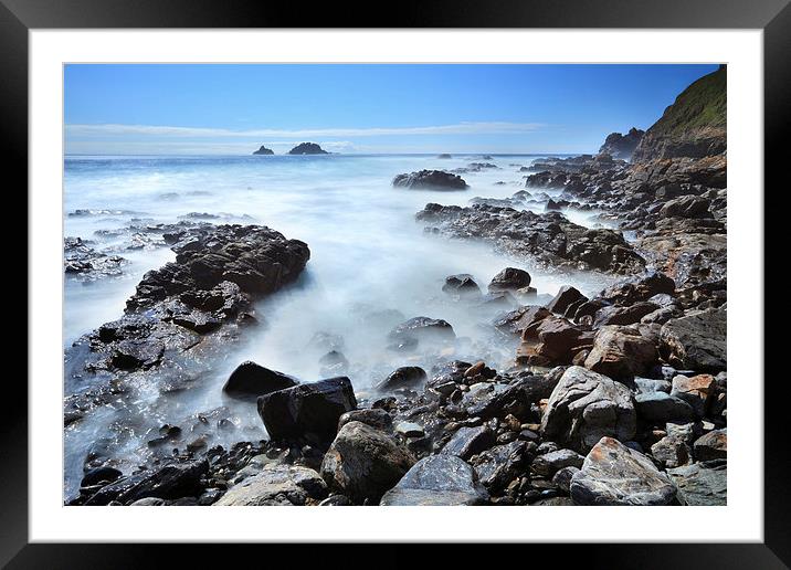 Brisons View (Priests Cove) Framed Mounted Print by Andrew Ray