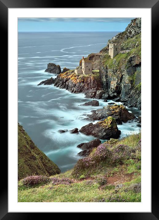 Mines at Botallack Framed Mounted Print by Andrew Ray