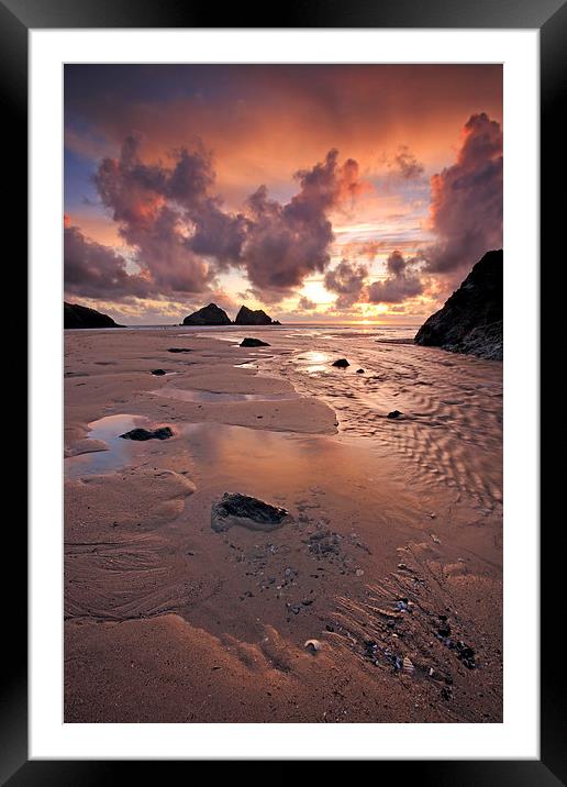 Sunset at Holywell Framed Mounted Print by Andrew Ray