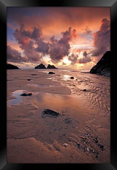 Sunset at Holywell Framed Print by Andrew Ray