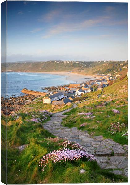 Coast Path to Sennen Canvas Print by Andrew Ray