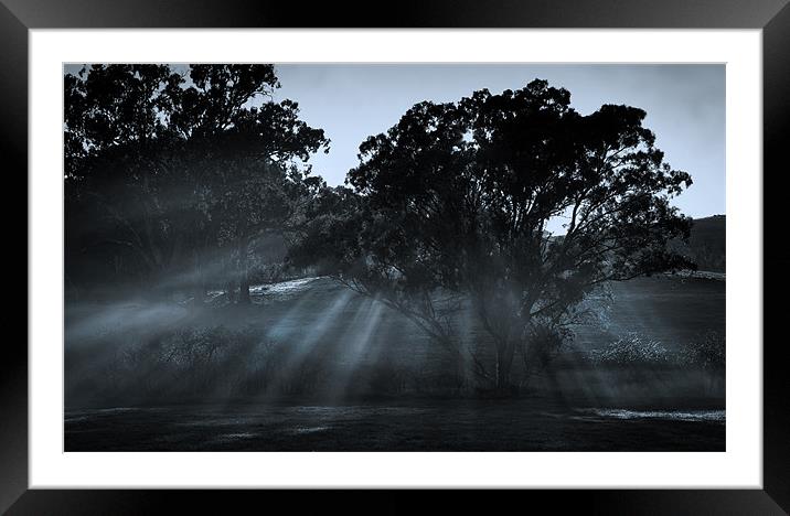Divine Light Framed Mounted Print by Mike Dawson
