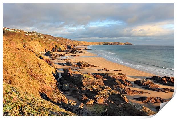 Whitsand Bay Beach Print by Andrew Ray