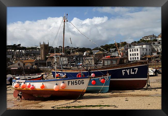  St Ives Harbour, Cornwall Framed Print by Brian Pierce