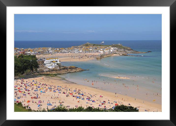  Summer, St Ives Framed Mounted Print by Brian Pierce