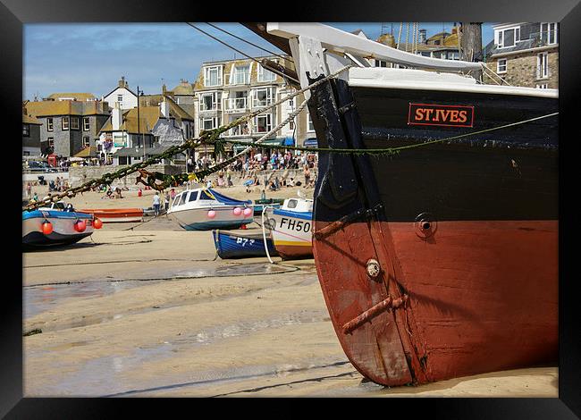  St Ives Harbour, Cornwall Framed Print by Brian Pierce