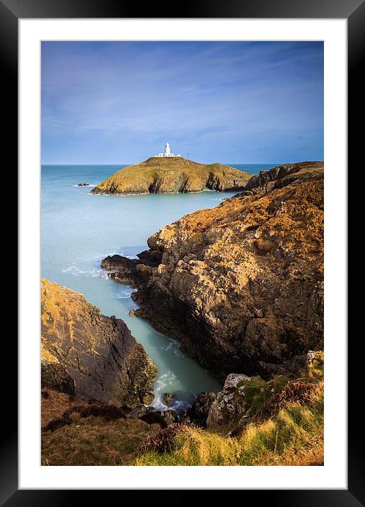 Strumble Head Lighthouse  Framed Mounted Print by Andrew Ray