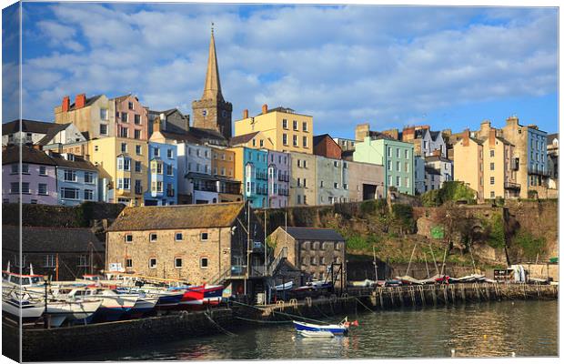 Tenby Canvas Print by Andrew Ray