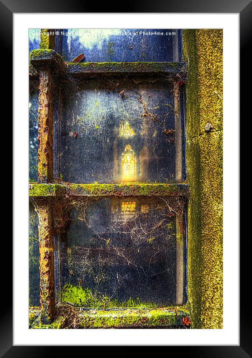  Church Window Framed Mounted Print by Nigel Bangert