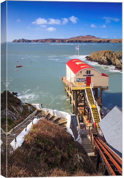St David's RNLI Station Canvas Print by Andrew Ray