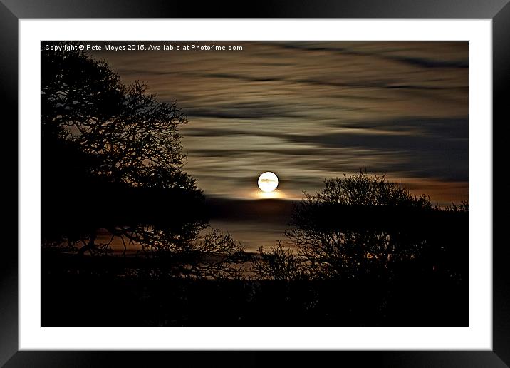  Mystic Moon Framed Mounted Print by Pete Moyes