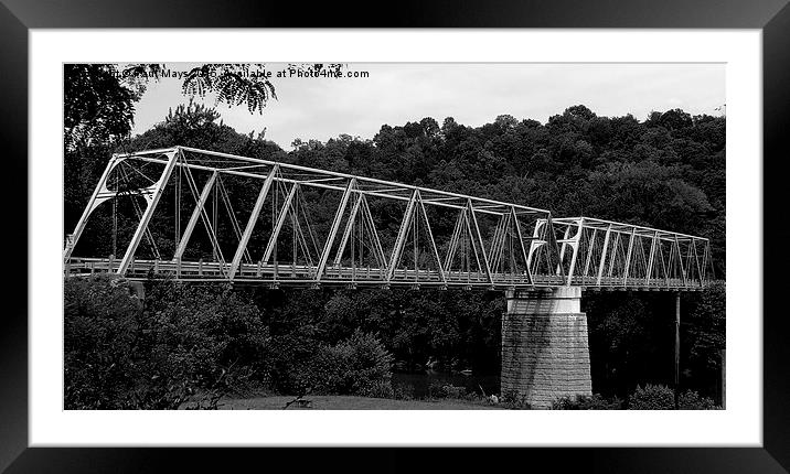  Kentucky River Bridge Framed Mounted Print by Paul Mays