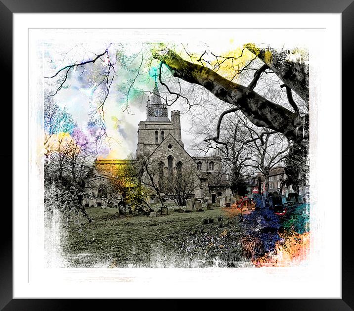  St. Mary's Church Framed Mounted Print by Randal Cheney